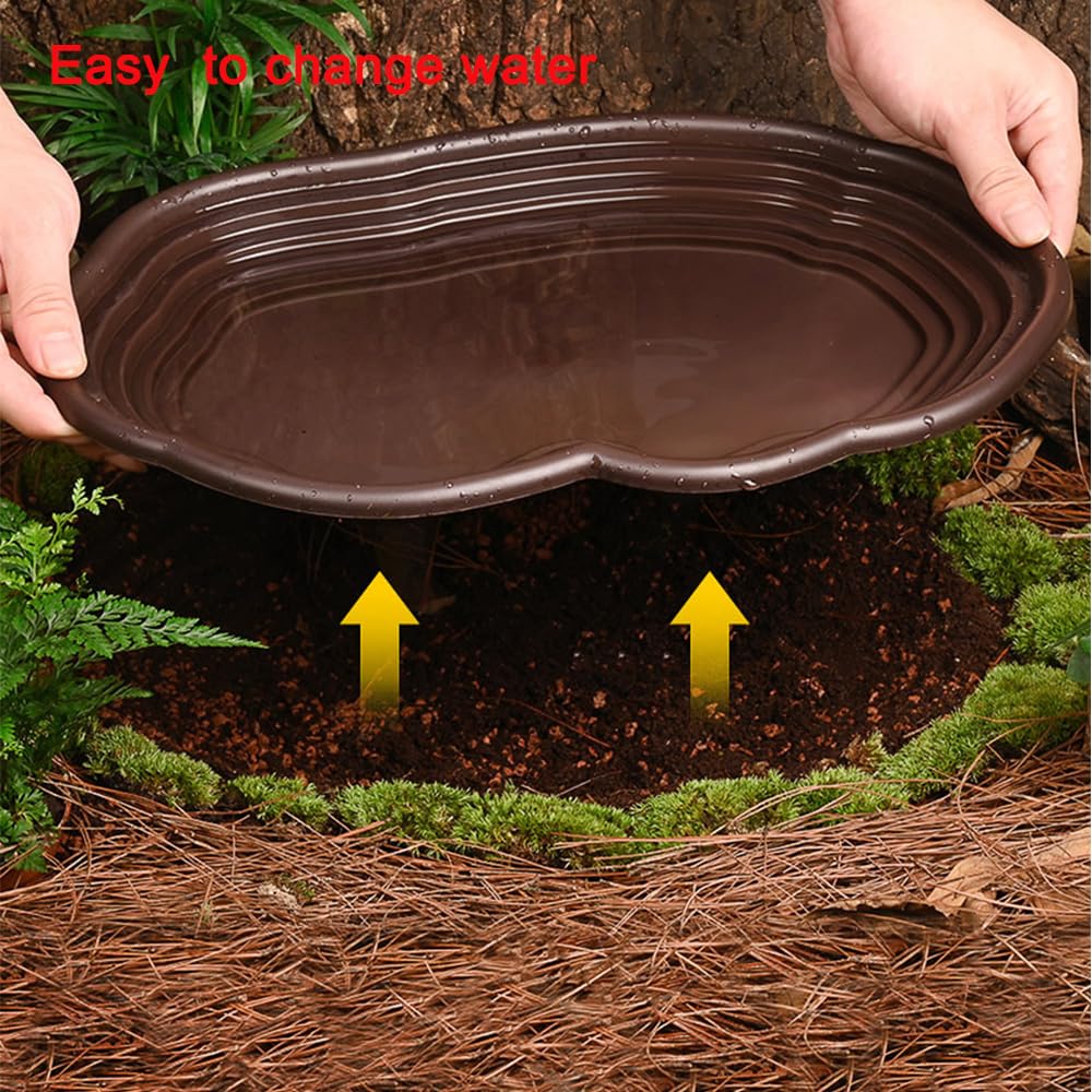 Reptile Bathing Dish Amphibian - Water Dish Reptile recension och pris