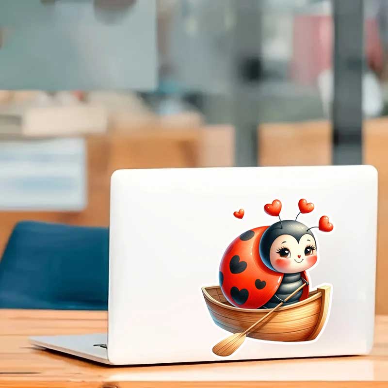 Cute Ladybug Wall Stickers Liv - Pvc Panel Background recension och pris