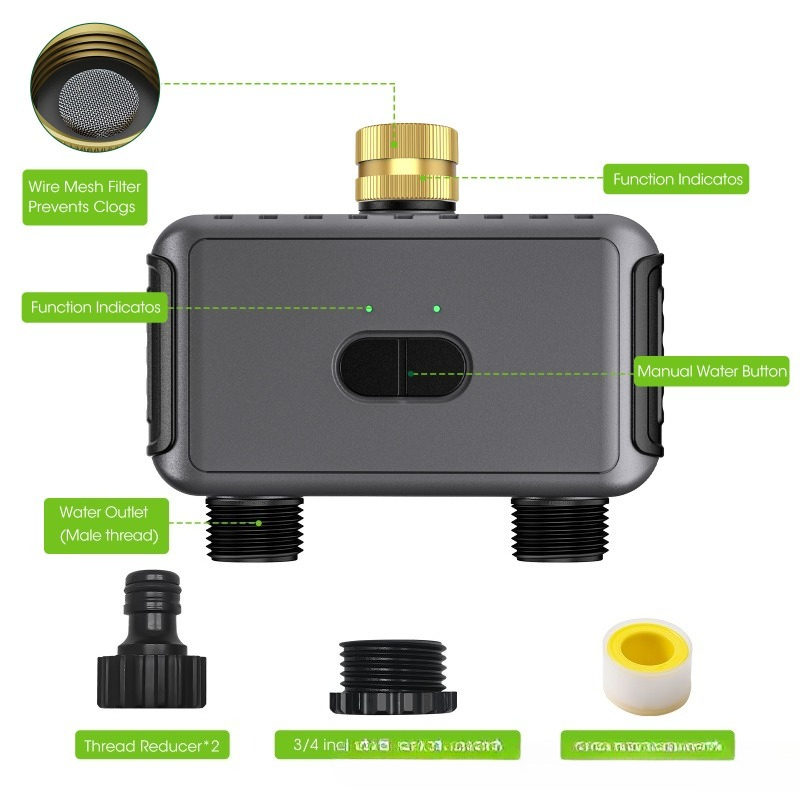 WiFi Bluetooth Dual‑Outlet Sma - Timer Dual Outlet recension och pris