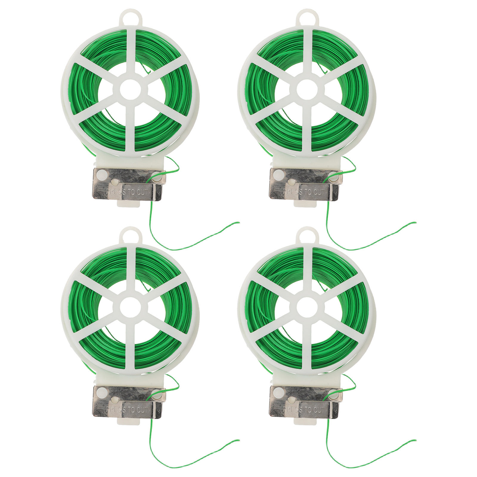 4 Rolls Green Plastic Coated H - Vine Climbing Plastic recension och pris