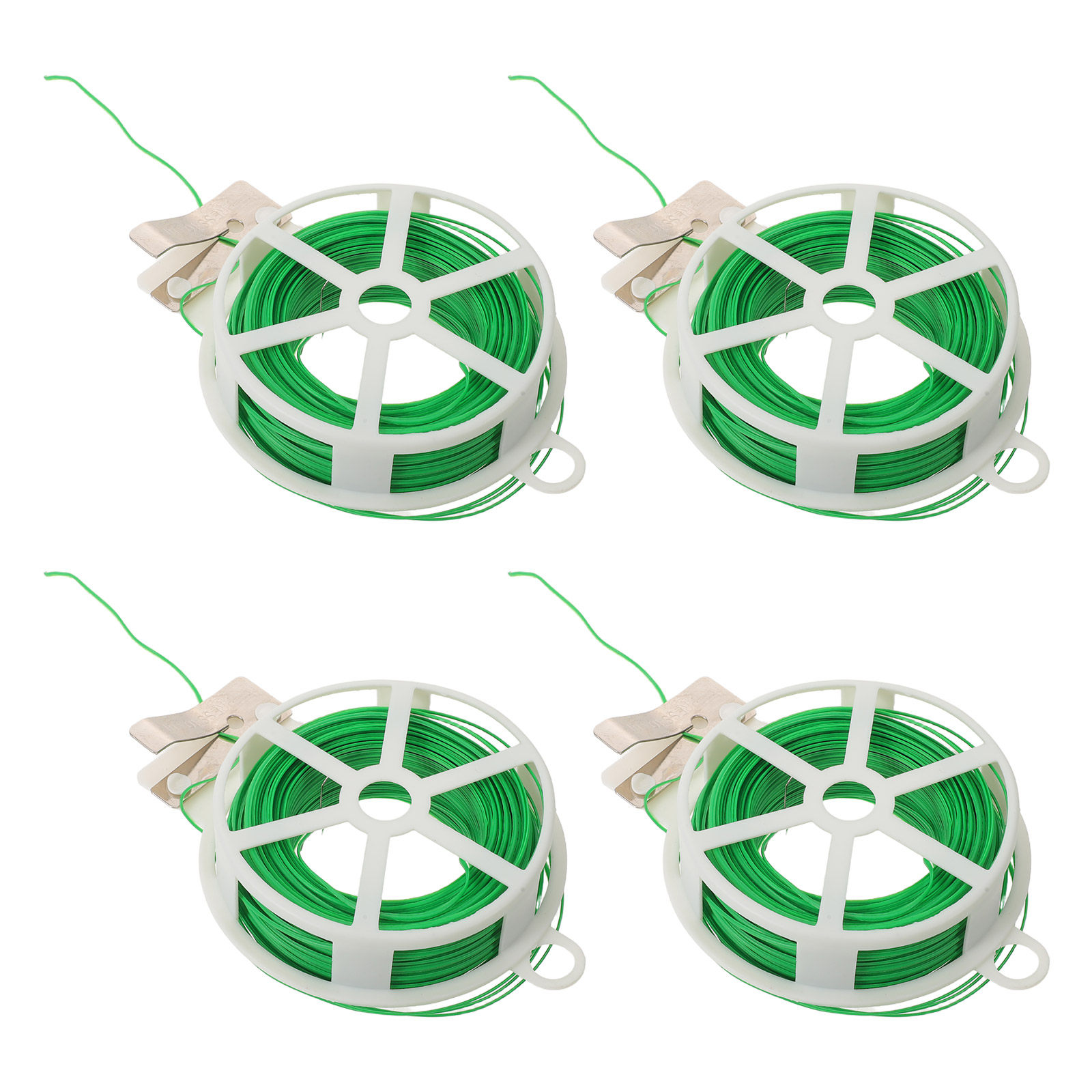 4 Rolls Green Plastic Coated H - Vine Climbing Plastic recension och pris